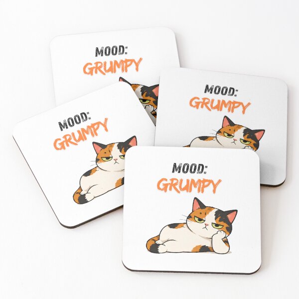 Item preview, Grumpy Calico Cat - Mood: Grumpy designed and sold by Lunexa-Lab.