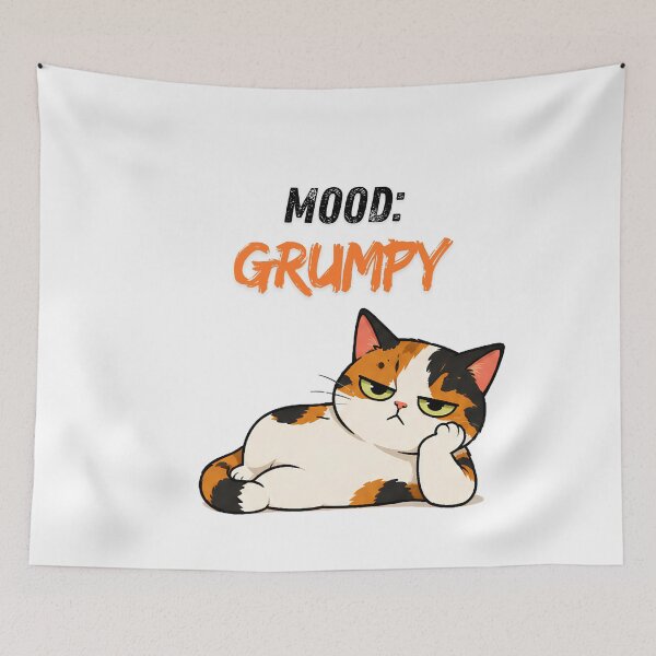 Item preview, Grumpy Calico Cat - Mood: Grumpy designed and sold by Lunexa-Lab.