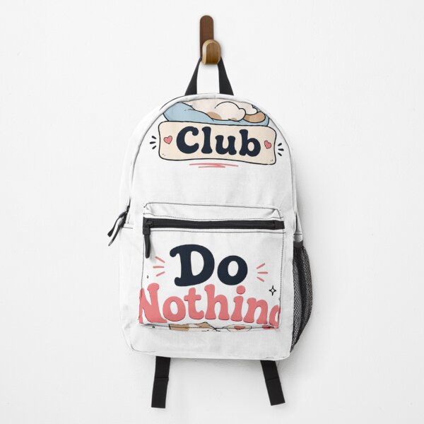 Item preview, Do Nothing Club Cute Lazy Cat Retro Typography | Cozy Aesthetic Funny Sticker & T-Shirt designed and sold by Sanika arts .
