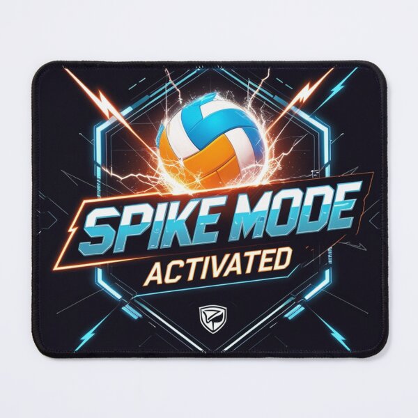 Item preview, Spike Mode Activated | Volleyball Typography | Gaming Style Sports Design | Ctrlr Sports Mode designed and sold by Ctrlr.