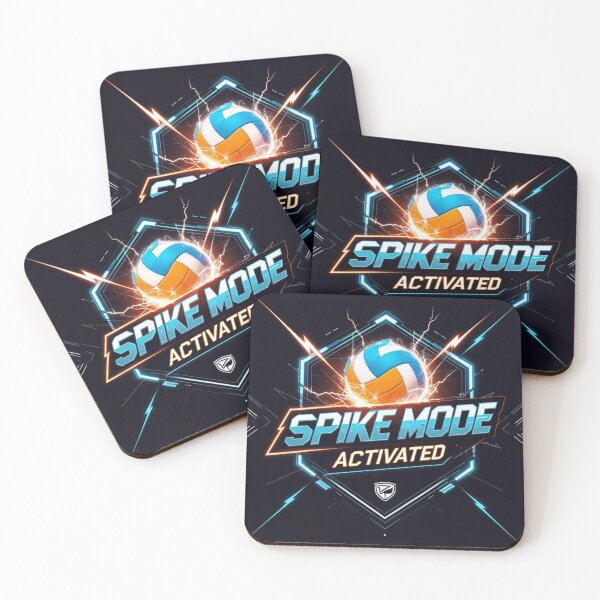 Item preview, Spike Mode Activated | Volleyball Typography | Gaming Style Sports Design | Ctrlr Sports Mode designed and sold by Ctrlr.
