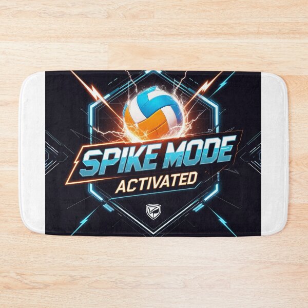 Item preview, Spike Mode Activated | Volleyball Typography | Gaming Style Sports Design | Ctrlr Sports Mode designed and sold by Ctrlr.