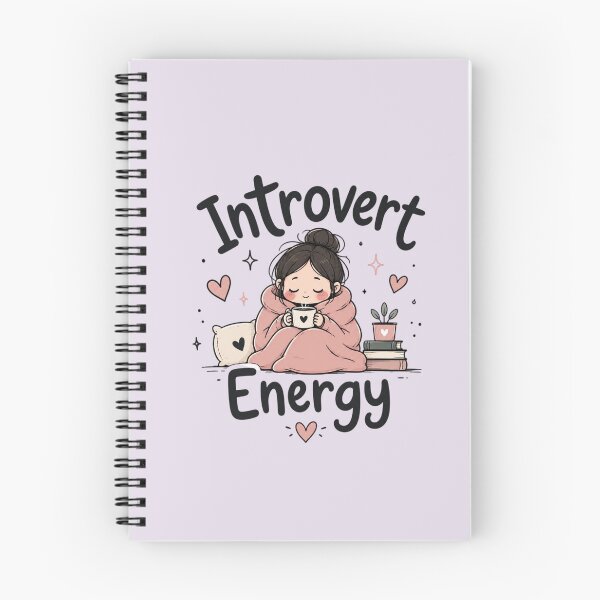 Item preview, Introvert Energy Cute Cozy Aesthetic Typography | Kawaii Introvert Lover Design designed and sold by Sanika arts .
