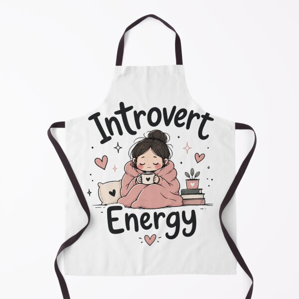 Item preview, Introvert Energy Cute Cozy Aesthetic Typography | Kawaii Introvert Lover Design designed and sold by Sanika arts .