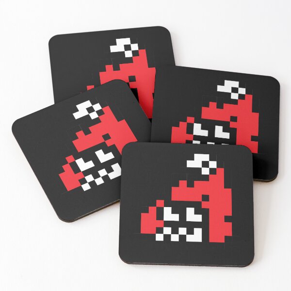 Item preview, Pixelated 8-Bit Red Blowfish Graphic with a Backward designed and sold by Inoveartes.