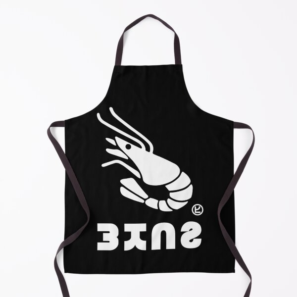 Item preview, Crisp White Stylized Prawn Silhouette Floating Above designed and sold by Inoveartes.
