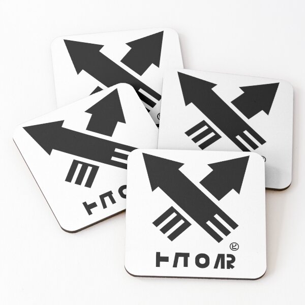 Item preview, Minimalist Silhouette of Two Intersecting Diagonal Squid designed and sold by Inoveartes.