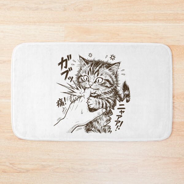Item preview, Vintage Cat Bite Japanese Anime designed and sold by dudelinart.