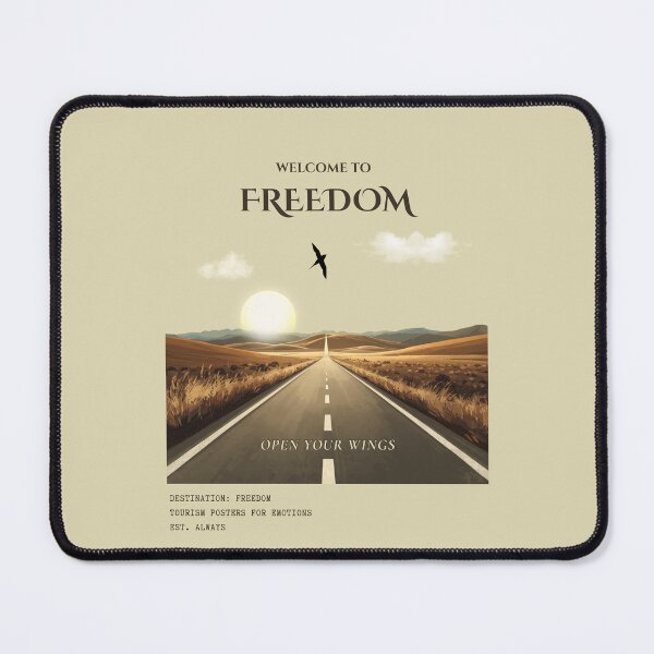 Item preview, Welcome To Freedom Vintage Emotional Tourism Travel Poster designed and sold by KaBaRen.