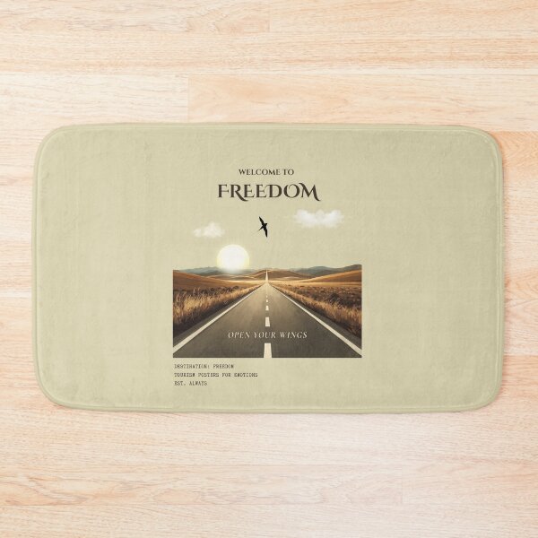 Item preview, Welcome To Freedom Vintage Emotional Tourism Travel Poster designed and sold by KaBaRen.