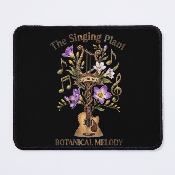 Item preview, Singing Plant Botanical Melody T-shirt | Guitar Flower Music Notes designed and sold by SONOONDESIGN.