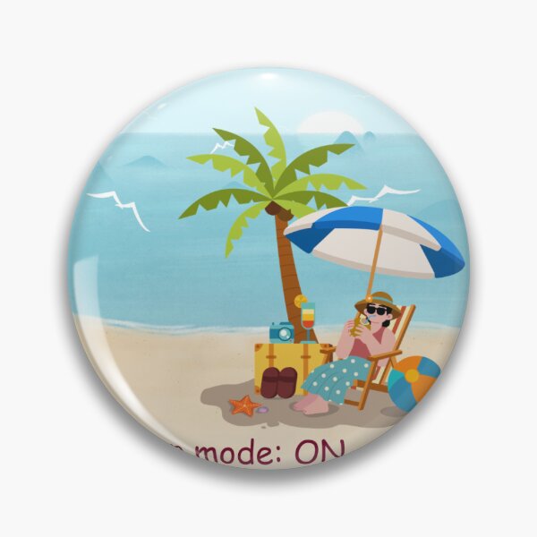 Item preview, Vacation Mode On Summer Beach Aesthetic designed and sold by Akira Design Store.
