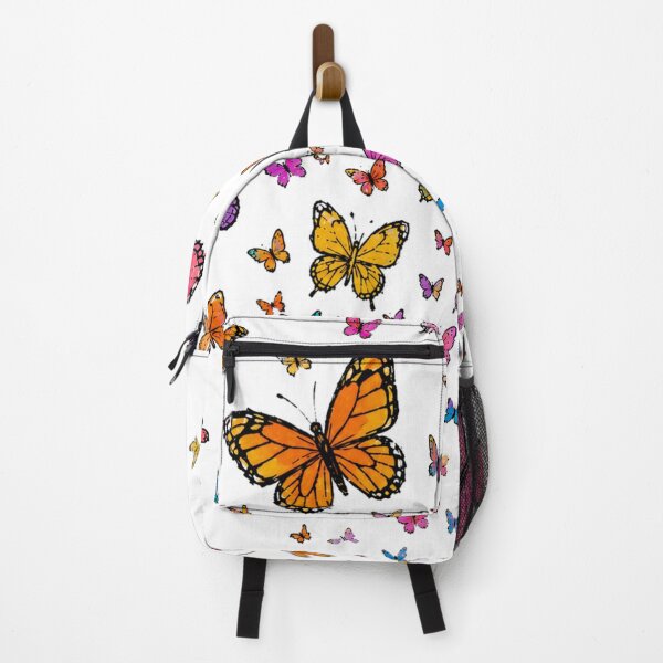 Item preview, Colorful Butterfly Swarm Sticker designed and sold by PremVerse.