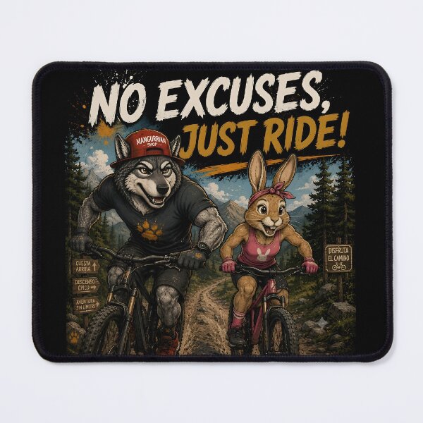 Item preview, No excuses, just ride! designed and sold by Mangurrian Shop.