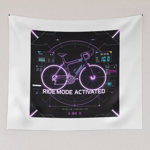 Item preview, Ride Mode Activated | Cycling Typography | Futuristic Bike Streetwear | Ctrlr Sports Mode designed and sold by Ctrlr.