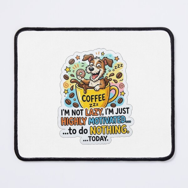 Item preview, Lazy Dog Coffee Lover designed and sold by Owcomm.