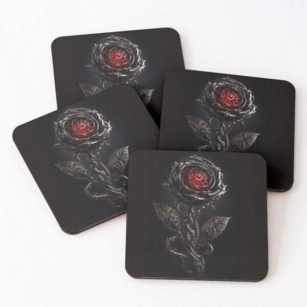 Item preview, The Clockwork Rose -Black Rose Art 2 designed and sold by Studio77-Gothic.
