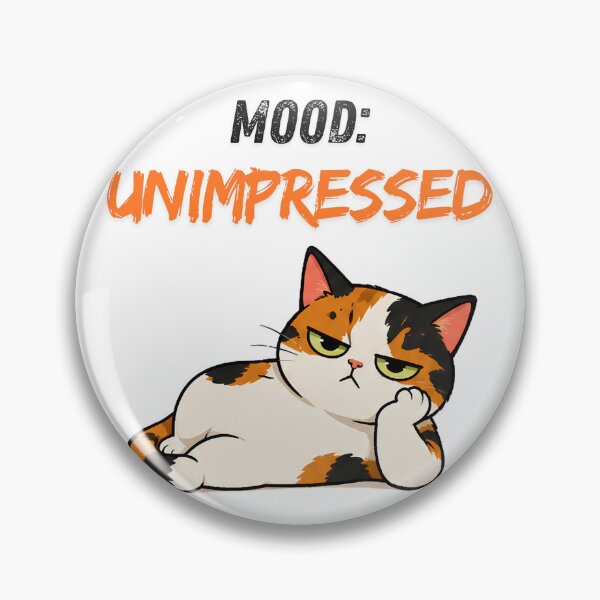 Item preview, Grumpy Calico Cat - Mood: Unimpressed designed and sold by Lunexa-Lab.
