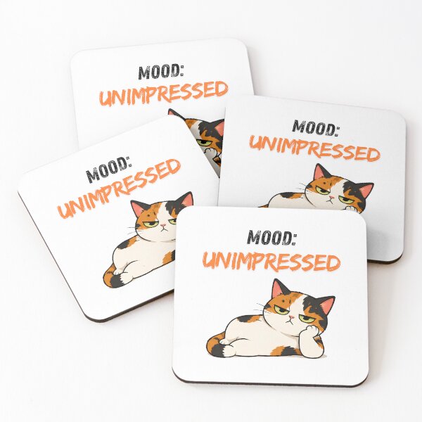 Item preview, Grumpy Calico Cat - Mood: Unimpressed designed and sold by Lunexa-Lab.