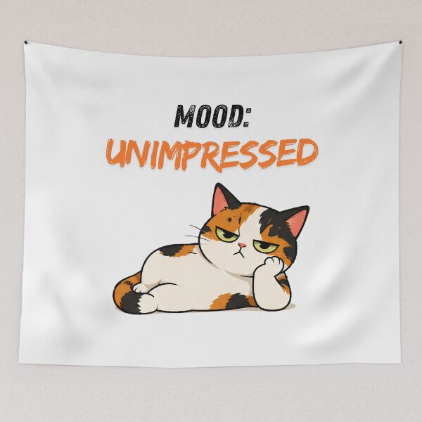 Item preview, Grumpy Calico Cat - Mood: Unimpressed designed and sold by Lunexa-Lab.