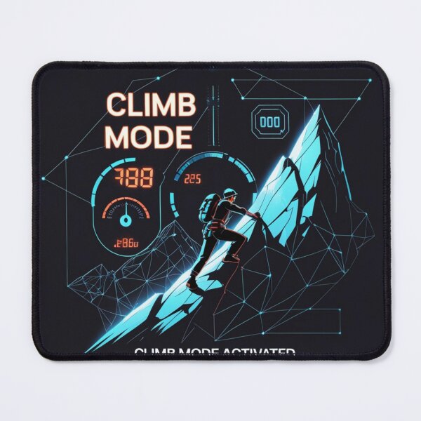 Item preview, Climb Mode Activated | Rock Climbing Typography | Adventure Streetwear | Ctrlr Sports Mode designed and sold by Ctrlr.