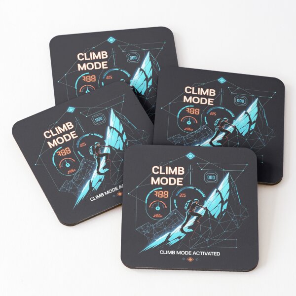 Item preview, Climb Mode Activated | Rock Climbing Typography | Adventure Streetwear | Ctrlr Sports Mode designed and sold by Ctrlr.