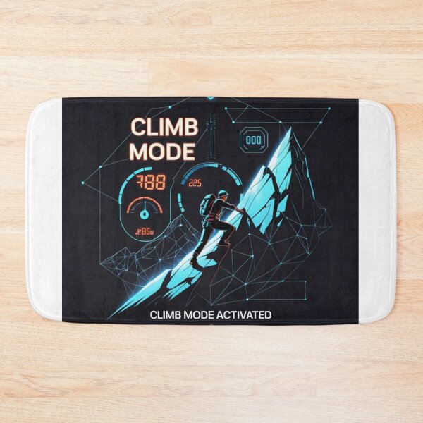Item preview, Climb Mode Activated | Rock Climbing Typography | Adventure Streetwear | Ctrlr Sports Mode designed and sold by Ctrlr.