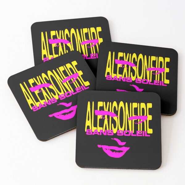 Aperçu de l'œuvre Typographie jaune criarde Silhouette rose créée et vendue par nerdyygraphic.