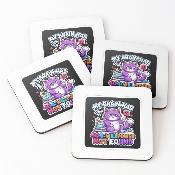 Item preview, Grumpy Purple Cat Monday Morning Blues designed and sold by Owcomm.