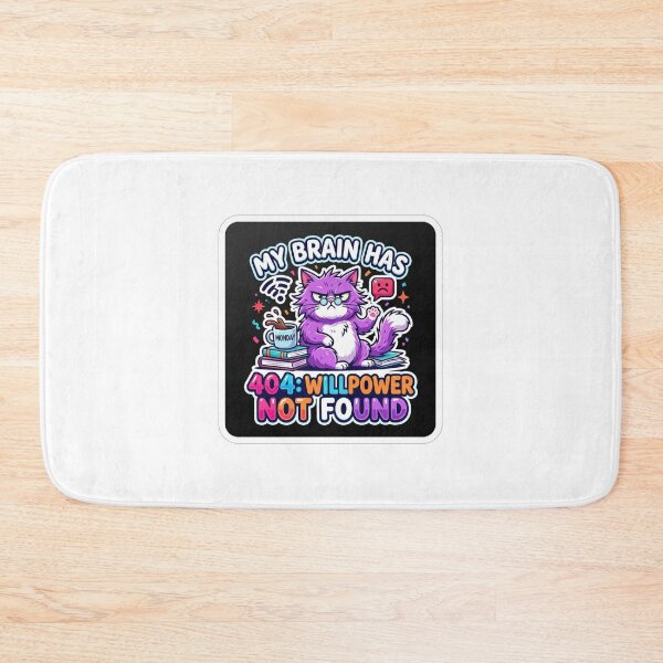 Item preview, Grumpy Purple Cat Monday Morning Blues designed and sold by Owcomm.