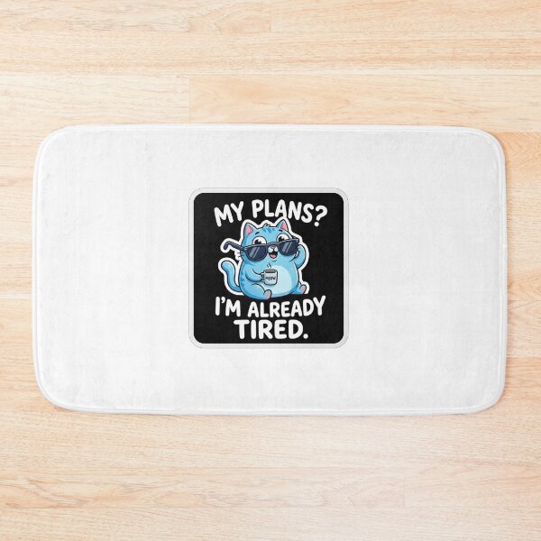 Item preview, Funny Tired Cat Coffee Lover designed and sold by Owcomm.