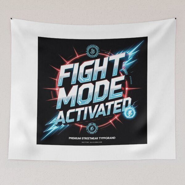 Item preview, Fight Mode Activated | Martial Arts Typography | Combat Sports Streetwear | Ctrlr Sports Mode designed and sold by Ctrlr.