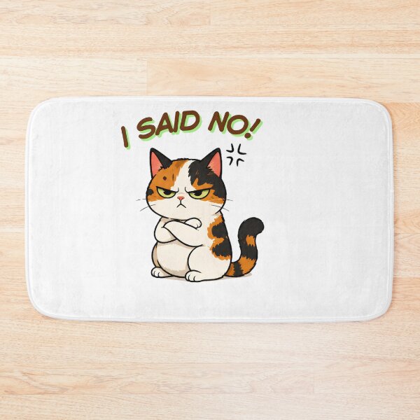 Item preview, Grumpy Calico Cat: I said no! designed and sold by Lunexa-Lab.
