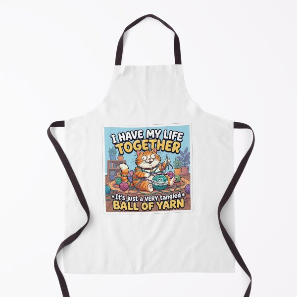 Item preview, Tangled Mess Cat Life Humor designed and sold by Owcomm.
