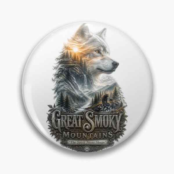 Item preview, Great Smoky Mountains Wolf Spirit designed and sold by Sovereign Supply Co..