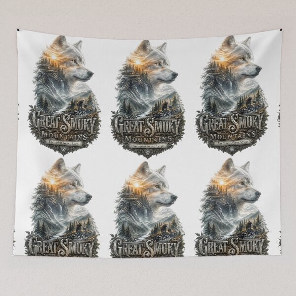 Item preview, Great Smoky Mountains Wolf Spirit designed and sold by Sovereign Supply Co..