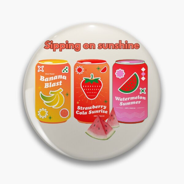 Item preview, Fresh and Fruity Sweet Summer Soda Cans designed and sold by Akira Design Store.