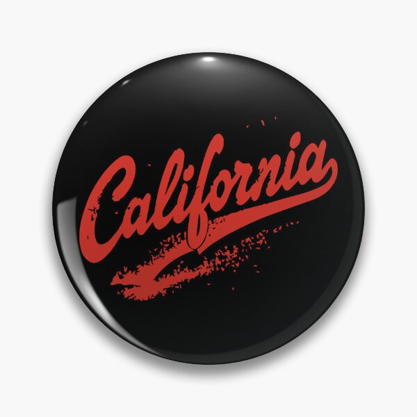 Item preview, California CA baseball red lettering logotype T-shirt Design 127sm designed and sold by 127sm.