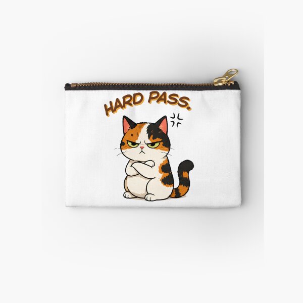 Item preview, Grumpy Calico Cat: Hard pass. designed and sold by Lunexa-Lab.