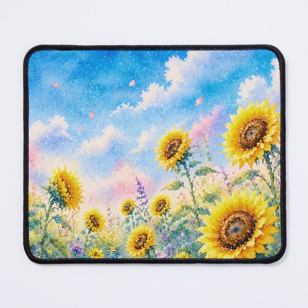 Item preview, Sunflower Bloom in Geometric Watercolor designed and sold by A-C-G.