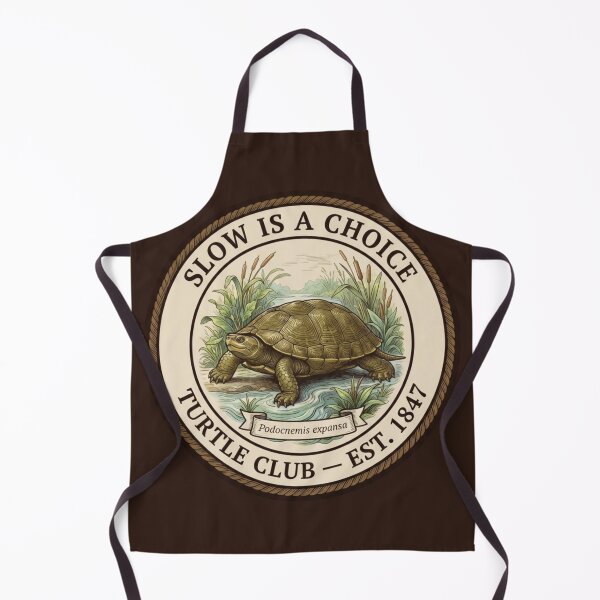 Item preview, Slow Is a Choice Turtle Humor Badge designed and sold by CalmCapy Co.