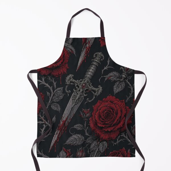 Item preview, Gothic Rose and Dagger Pattern designed and sold by Owcomm.