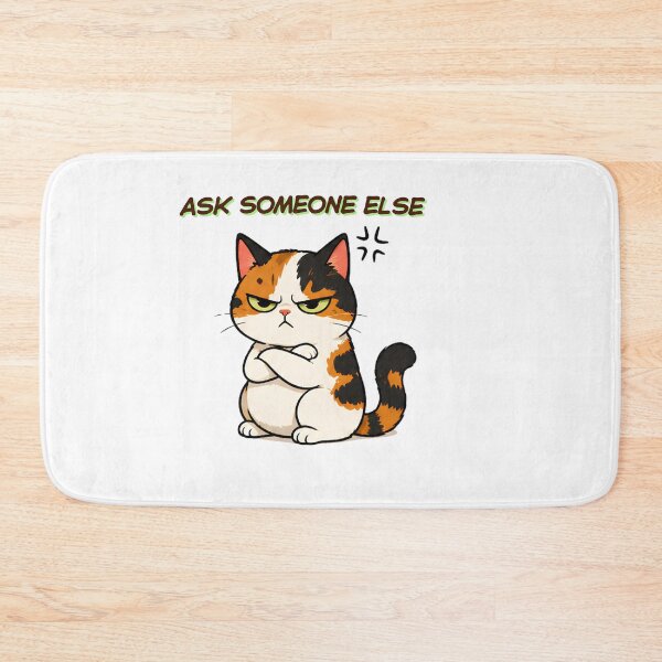 Item preview, Grumpy Calico Cat: Ask someone else designed and sold by Lunexa-Lab.