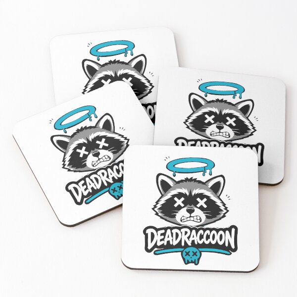 Item preview, Dead Raccoon Digital Art T-Shirt Design designed and sold by RecortShirt.