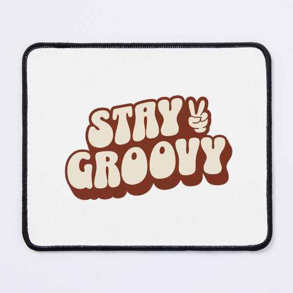 Item preview, Stay Groovy Retro Saying with Peace Sign designed and sold by BoosterShop.