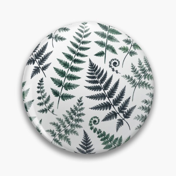 Item preview, Watercolor Forest Fern Leaves Pattern designed and sold by Owcomm.