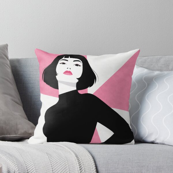 Item preview, Retro Minimalist Pop Art Woman designed and sold by Synthartik.