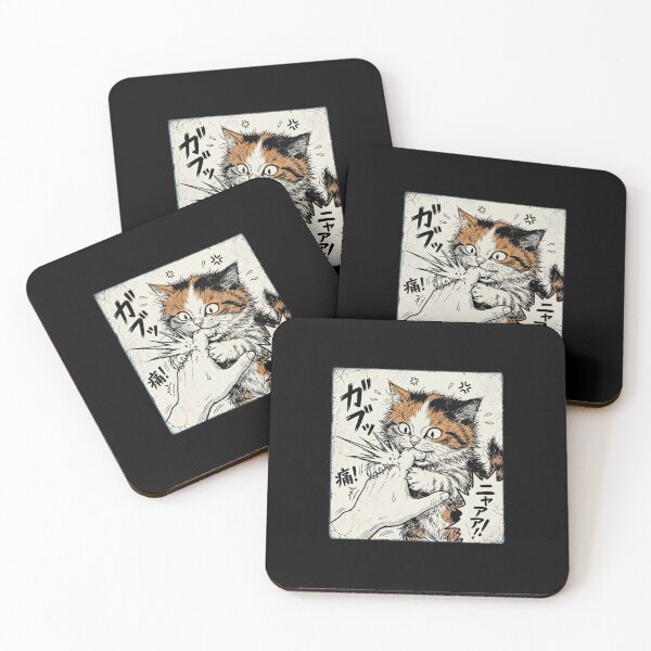 Item preview, Manga Cat Bite - Vintage Japanese Comic designed and sold by dudelinart.