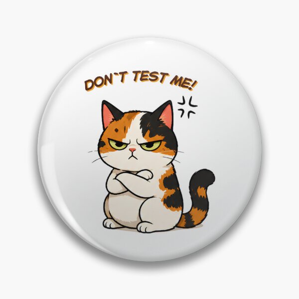 Item preview, Grumpy Calico Cat: Don`t test me! designed and sold by Lunexa-Lab.