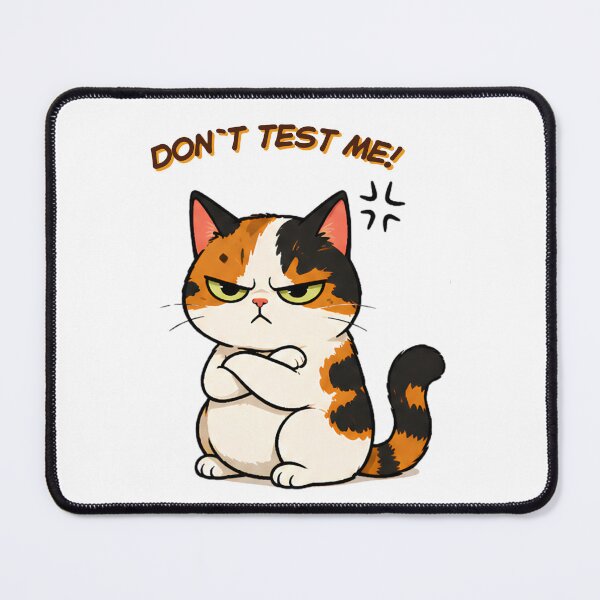 Item preview, Grumpy Calico Cat: Don`t test me! designed and sold by Lunexa-Lab.